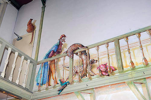 Kunsttoepassing bij een bedrijf door Therese van Gelder