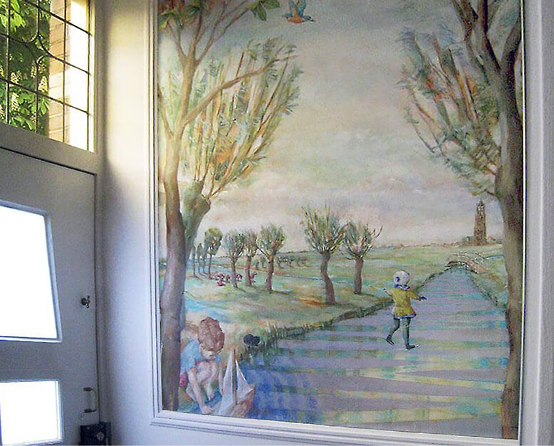 Kunsttoepassing van Therese van Gelder
