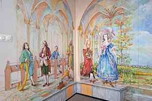 Kunsttoepassing bij een bedrijf door Therese van Gelder