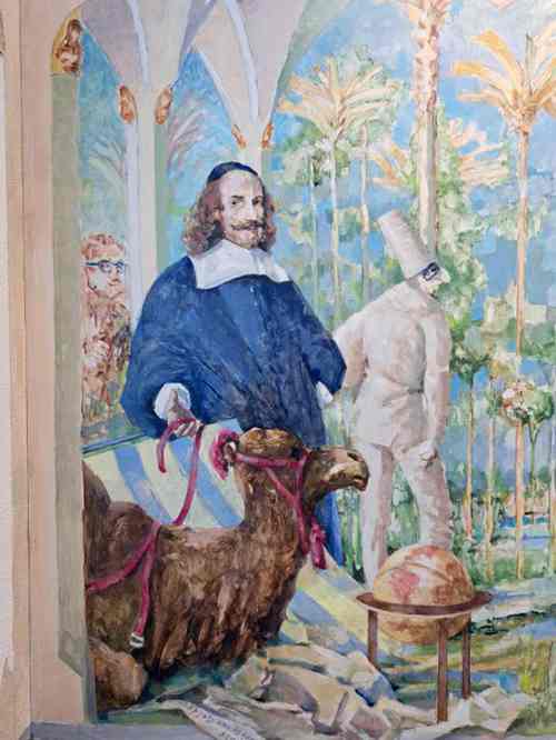 Kunsttoepassing bij een bedrijf door Therese van Gelder