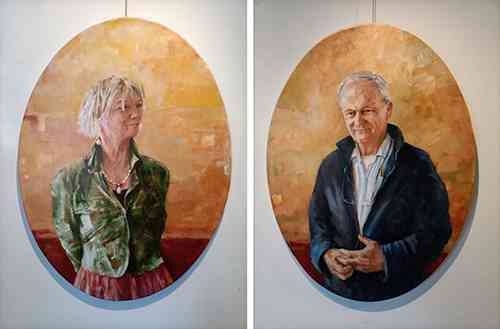 Portret geschilderd door Therese van Gelder